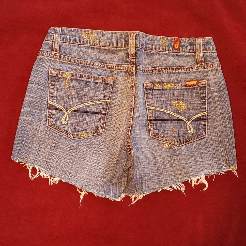 Bongo brand custom distressed cutoffs juniors size 9